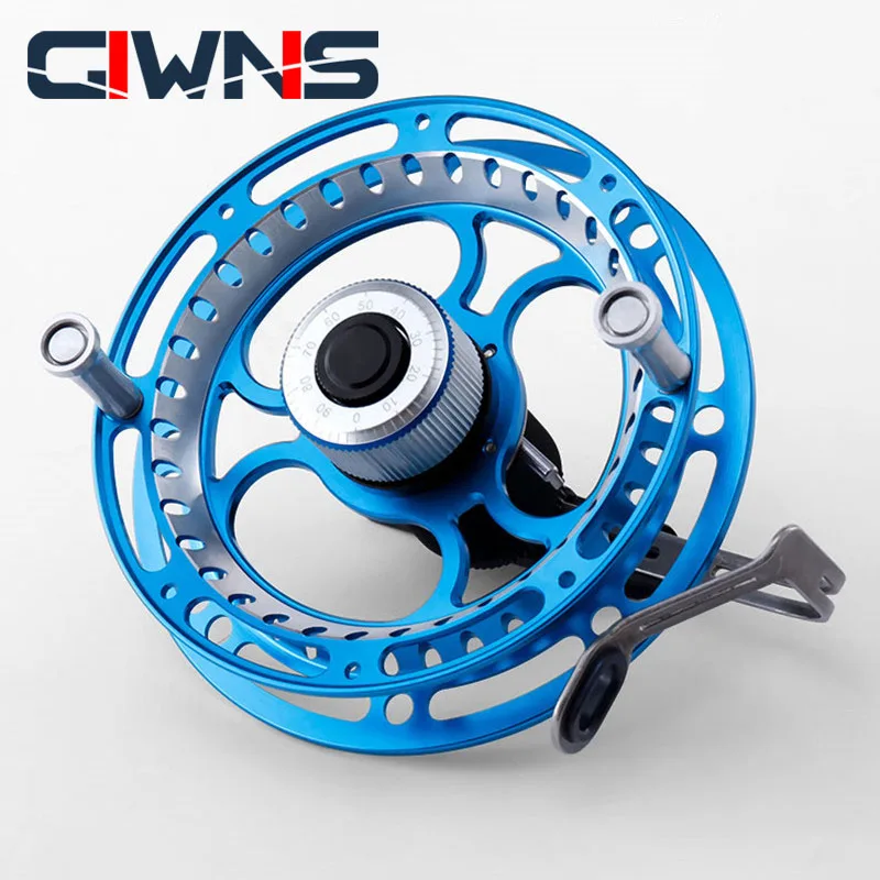 All-Metal Fishing Hand Wheel, Ultra Light with Drain Force, Driving Cart Reels Wheels, Double Bearing