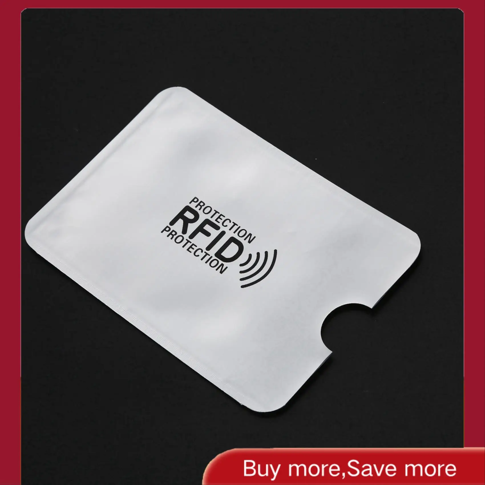 

20Pcs Aluminum Foil Anti-Degaussing Card Cover RFID Shielding Bag NFC Credit Card Anti-Theft Brush ID Card Protector-AAAE