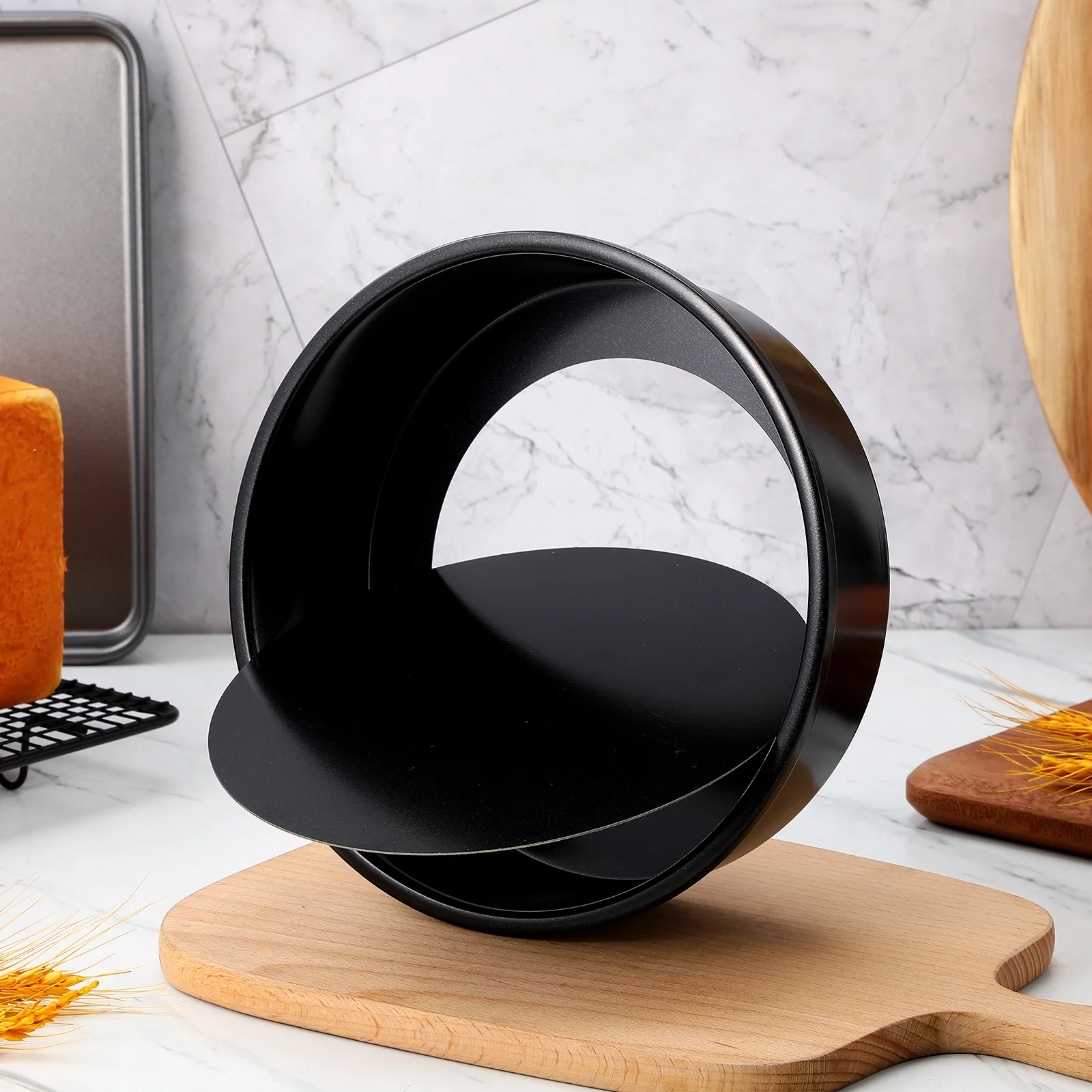 

3Pcs Round Cake Pan Nonstick Deep Baking Molds for Cakes Layered Dessert Home Bakers Baking Supplies Parchment Liners Included