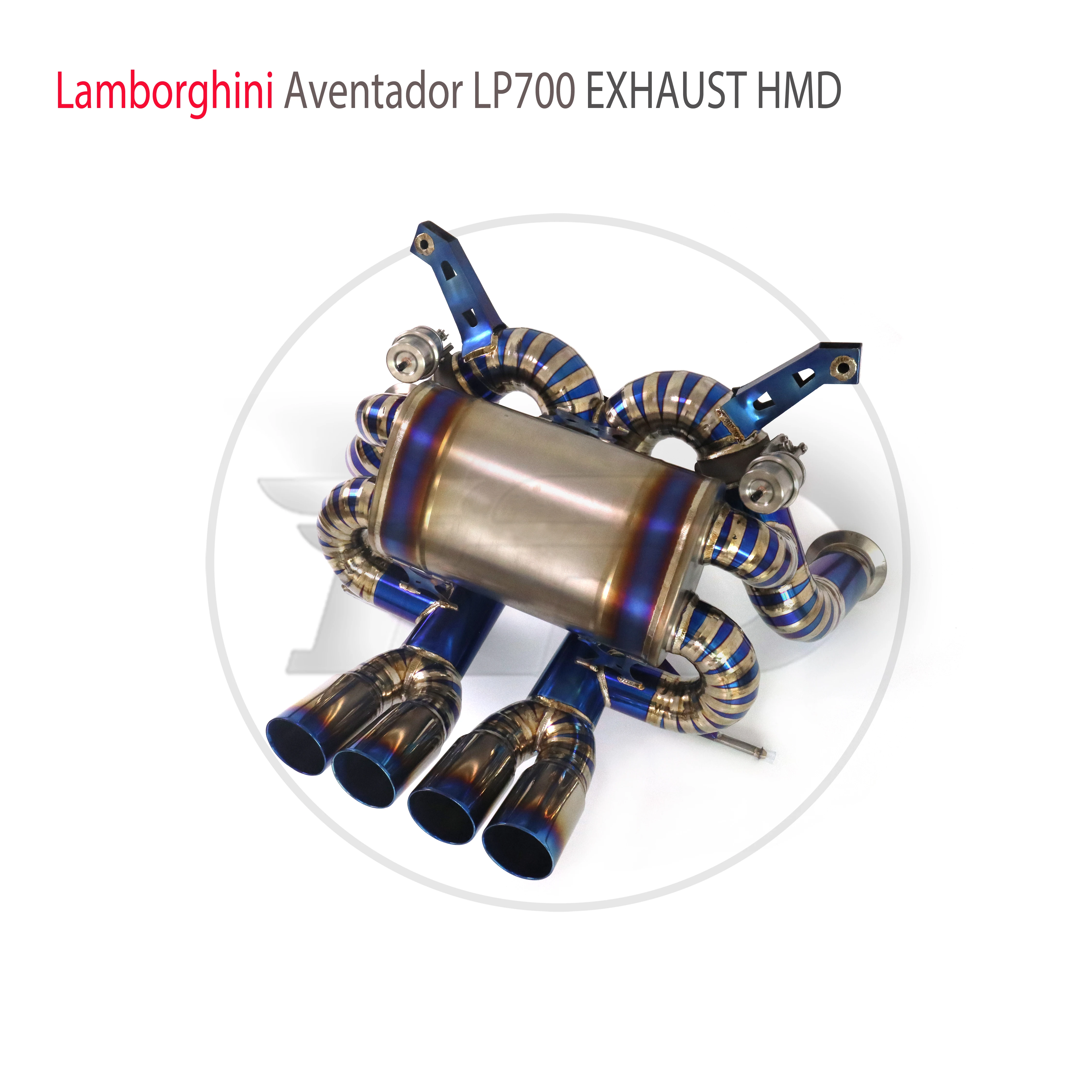 HMD Titanium Alloy Exhaust System Performance Catback for Lamborghini Aventador LP700 Auto Modification Valve Muffler