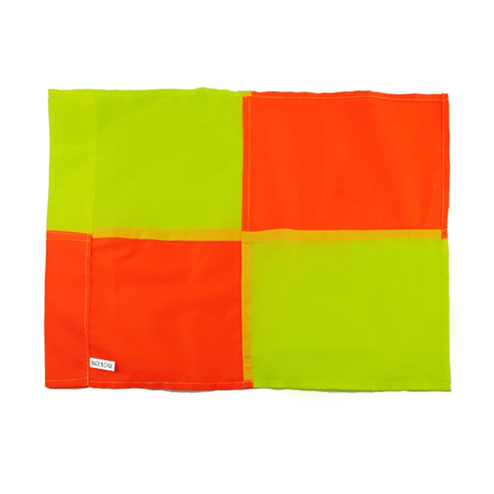 1 Pc Soccer Referee Flag For Fair Play Sports Match Football Rugby Hockey Training Linesman Flags Dropship