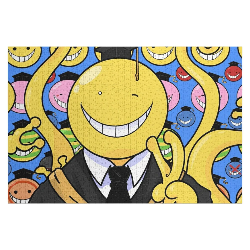 

Koro-sensei Jigsaw Puzzle Custom Name Child Toy Wooden Animal Personalized Puzzle
