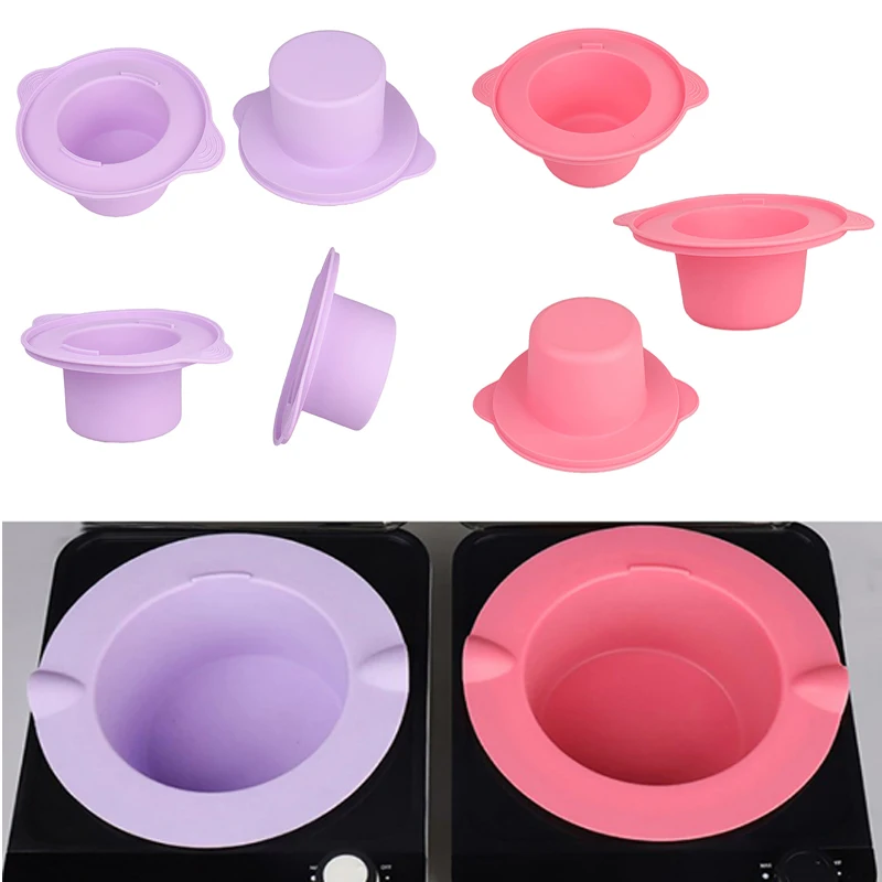 31Types Wax Warmer Replacement Pot Heat-resistant Silicone Bowl Non-Stick Pan Liner Easy Clean Hair Removal Melting Waxing Bowls