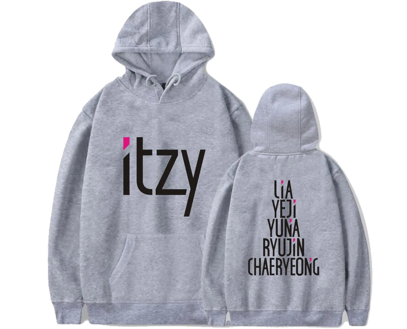 2022 New arrival Itzy combination member Lia YeJi hooded Sweatshirt pullover kpop Korean name hoodie Music fans Streetwear