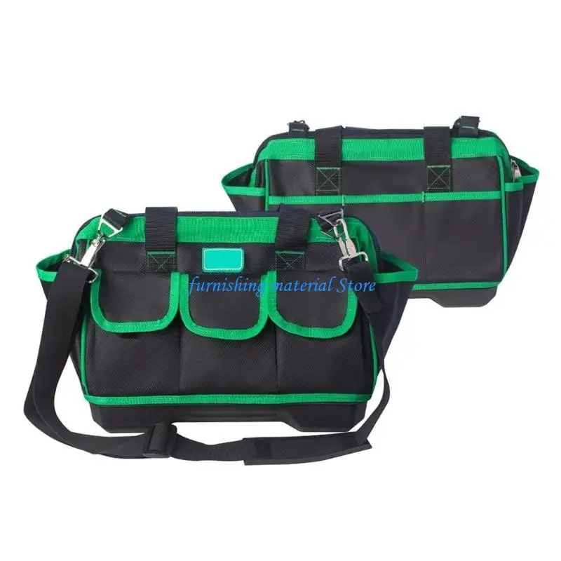 

Y5GD Tool Carriers Tool Bag Wide Mouth Tool Bag Adjustable Shoulder Strap