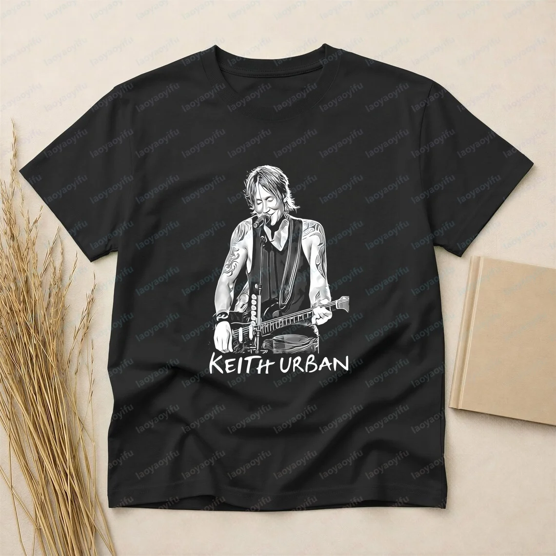 Men's T-shirts and Tank Tops By Keith Urban. Comfortable Short-sleeved Shirts for Both Men and Women with A Round Neckline.