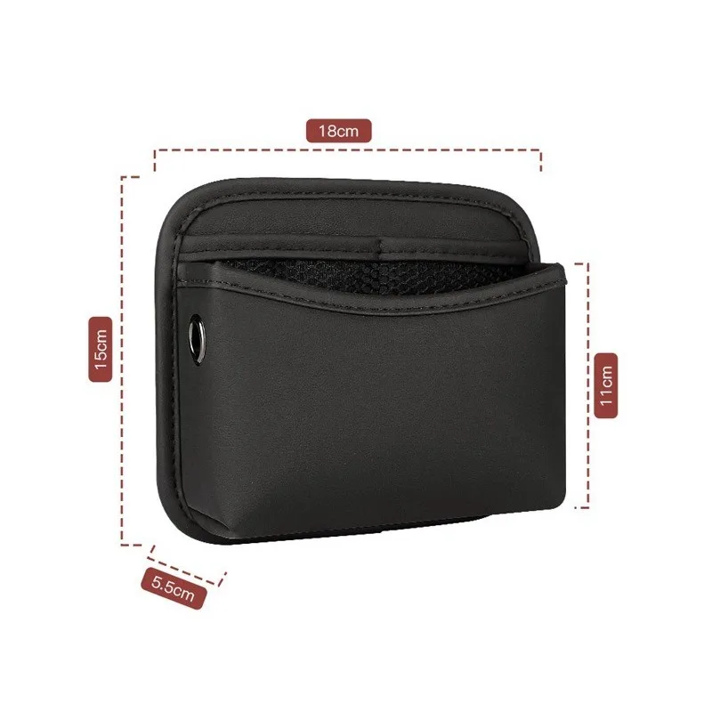 مقعد باب تخزين السيارة الخلفي مقاوم للماء ومضاد للحشف لحقيبة مقعد السيارة منظم حشو الفجوة الملحقات الداخلية يحمل الهاتف