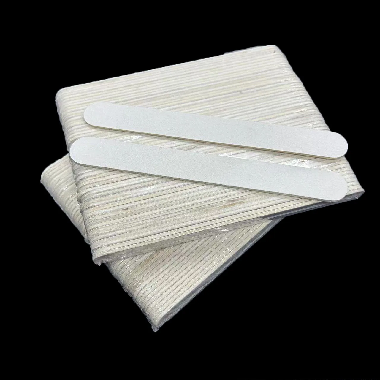 100 sztuk białego drewnianego pilnika do paznokci 100/180 ，80/80，120/120 drewniany pilnik do paznokci narzędzie do manicure