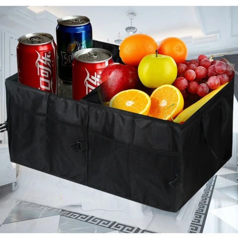 Big Capacity Car Storage Box Car Trunk Organizer Eco-Friendly Super Durable Collapsible Cargo Storage Tool Auto Trucks Trunk Box image 3