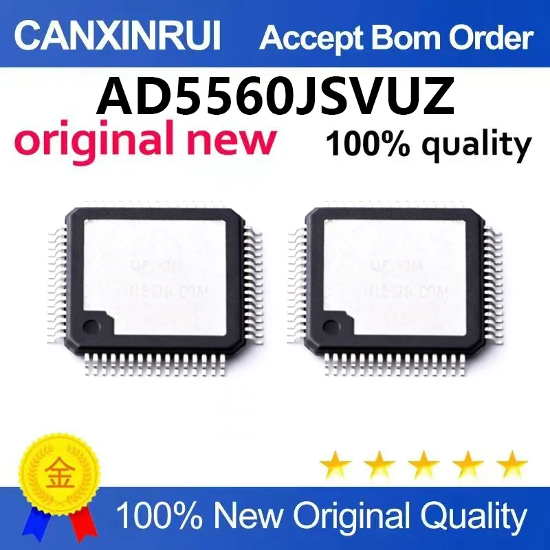（5pcs-10pcs）Brand new original AD5560JSVUZ AD5560JSVU package QFP64 special function amplifier