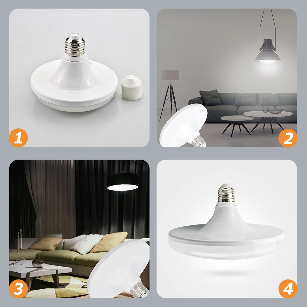 لمبة صحن طائر LED عالية الطاقة ذات شكل إبداعي E27 منفذ برغي إضاءة مساحة كبيرة لمركز التسوق في السوق الليلي في الهواء الطلق