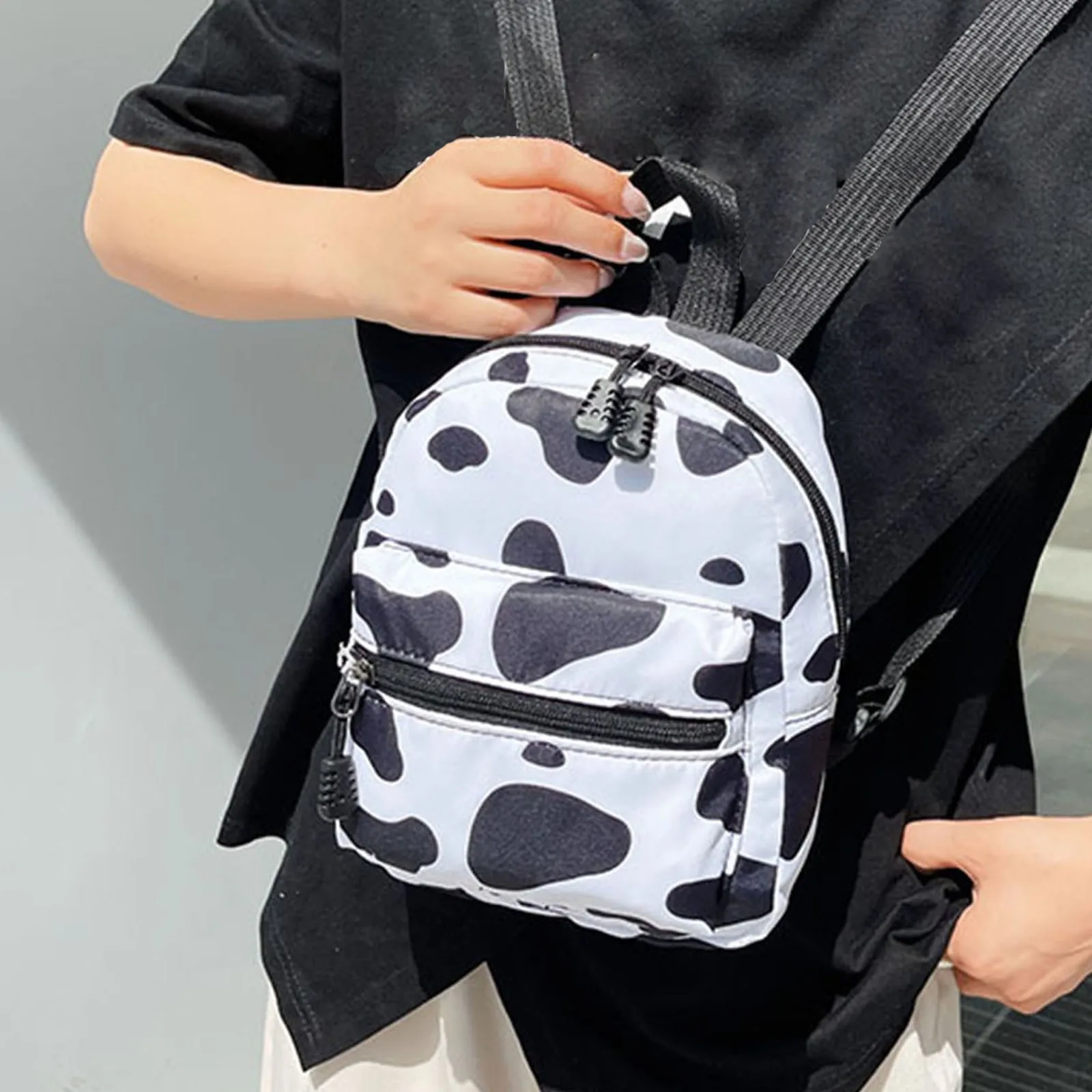 Men\'s backpacks Fashion Leopard Animal Zipper Backpack Print Ladies Student Bag Print Backpack School bags for women trend 2024