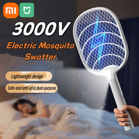 Xiaomi 3000V Electric Mosquito Swatter 2 In 1 Rechargeable Mosquito Swatter Household Multifunctional Automatic Mosquito Swatter