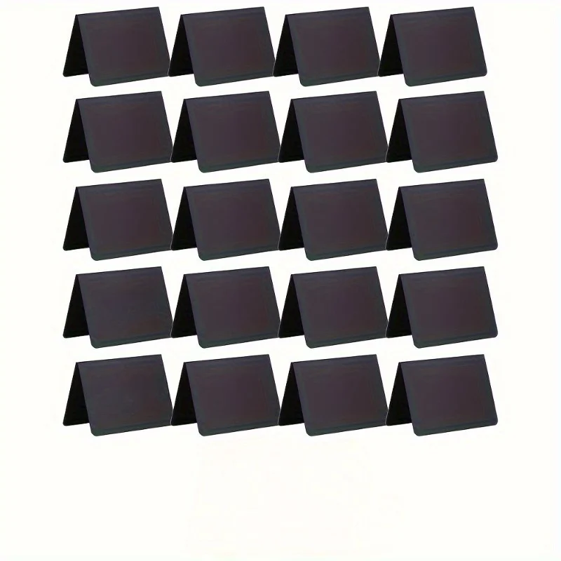 20pcs Mini Chalkboard Signs, Durable PVC, Easy Write & Erase, Perfect for Buffet Parties, Weddings, Bakery Events
