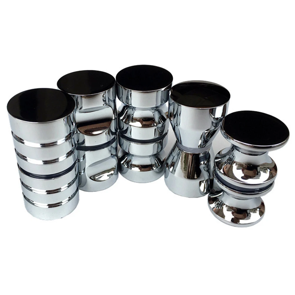 

1Pcs Stainless Steel Drawer Handle Pull Glass Door Knob Single Hole Cabinet Wardrobe Furniture Metal Knob Durable Replacement