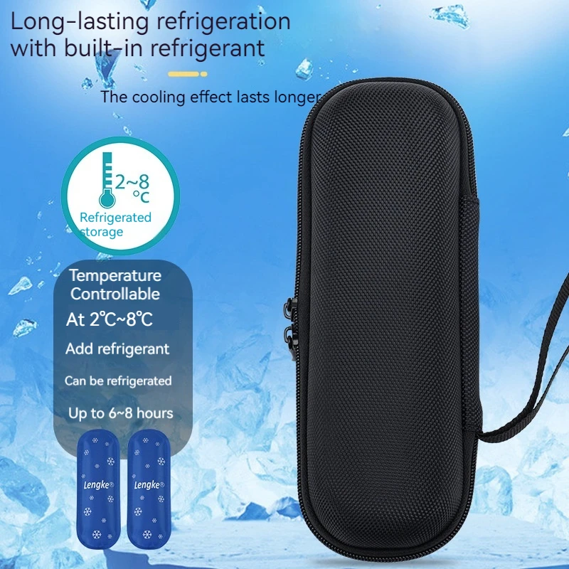 Eva Ice Pack Storage Box Insulin Portable Refrigerated Bag Waterproof Insulin Ice Pack with Cooler Bag Material Model Number