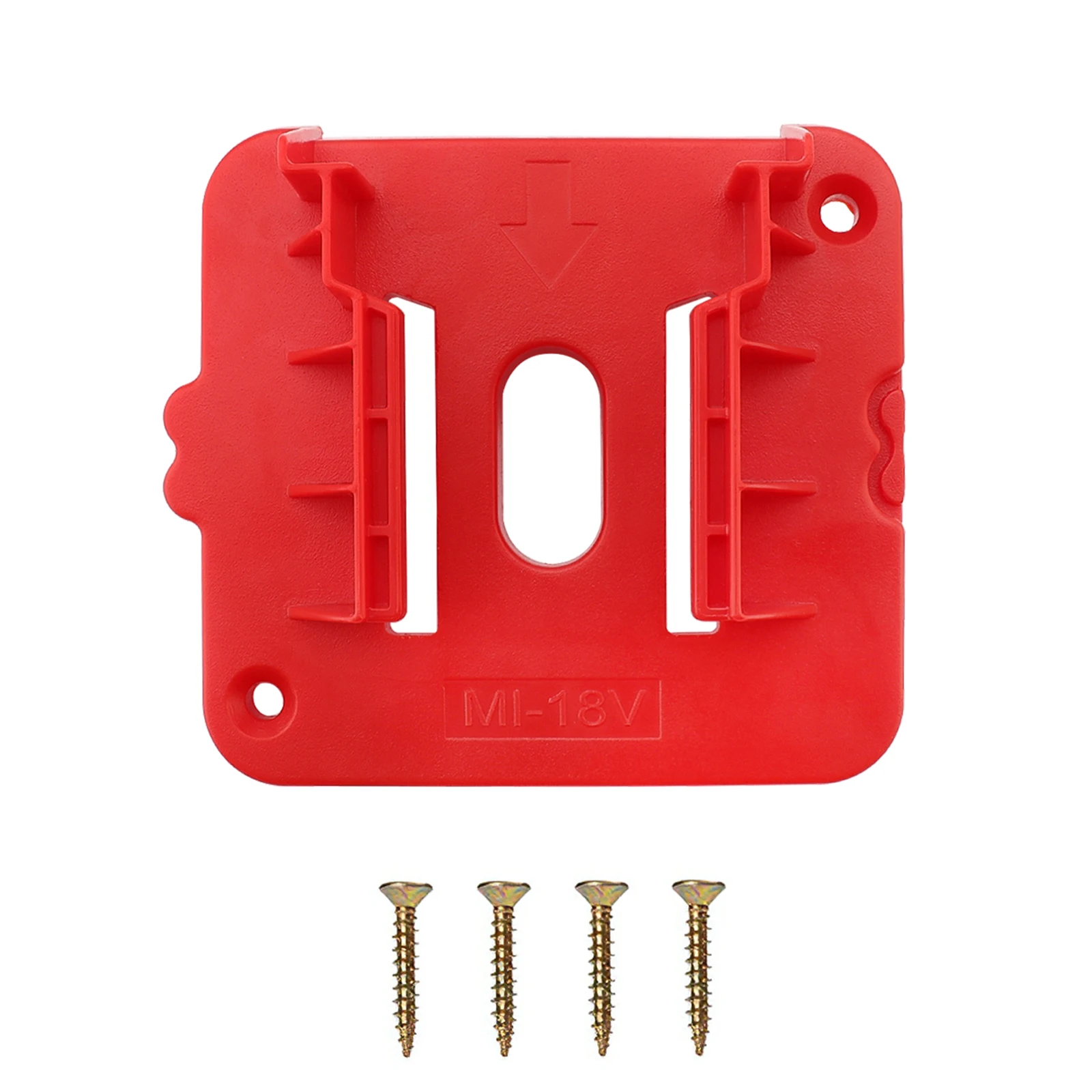 M18 Battery Holder Case Fit for Milwaukee M 18 Battery Dock Cover Wall Mount Holder Battery Storage Rack