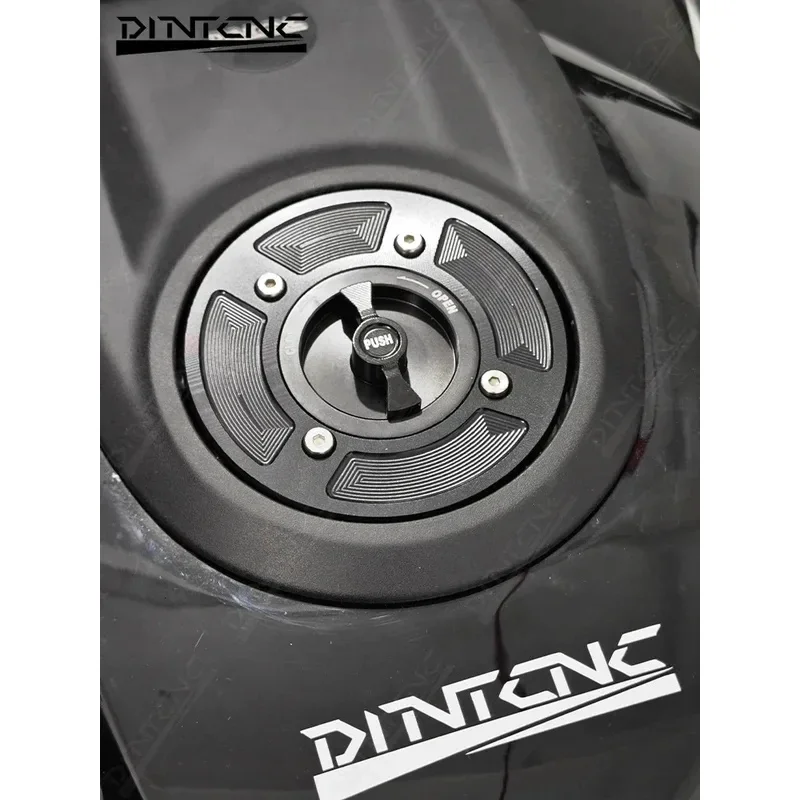 For KAWASAKI ZX-10R 2021–2024 Keyless Motorcycle Accessories Fuel Gas Tank cap Cover CNC Aluminum ZX 10R ZX10R 2022 2023