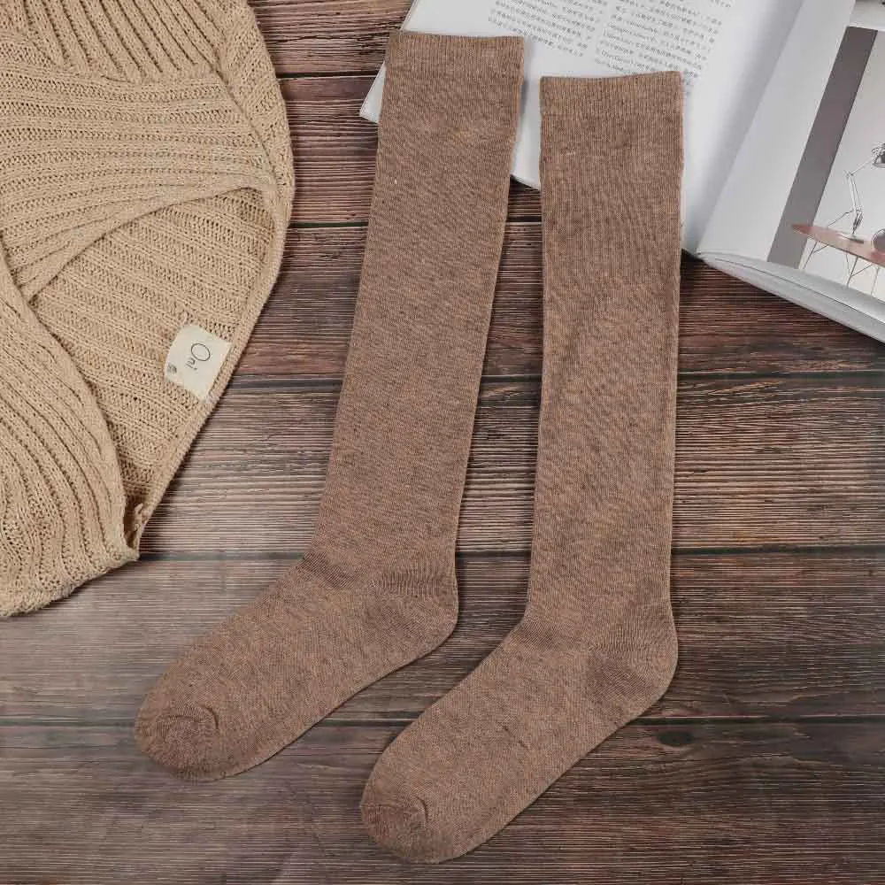 

Эластичные спортивные студенческие женские чулки JK для девочек, гольфы, носки до середины икры, чулочно-носочные изделия