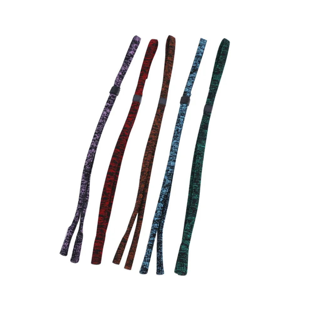 5Pcs Universal Eyeglasses Strap Adjustable Coil Ends Anti-Slip Secure Fit for Prescription Reading Safety Sunglasses Outdoor