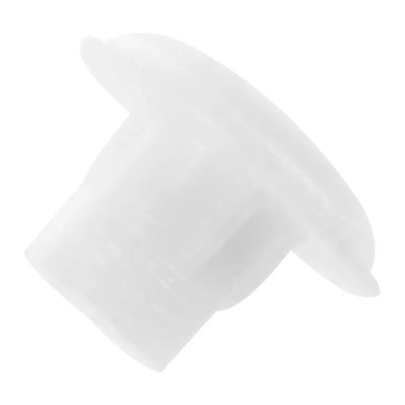 100 pezzi decor 5 mm coperchio di perforazione in plastica bianca