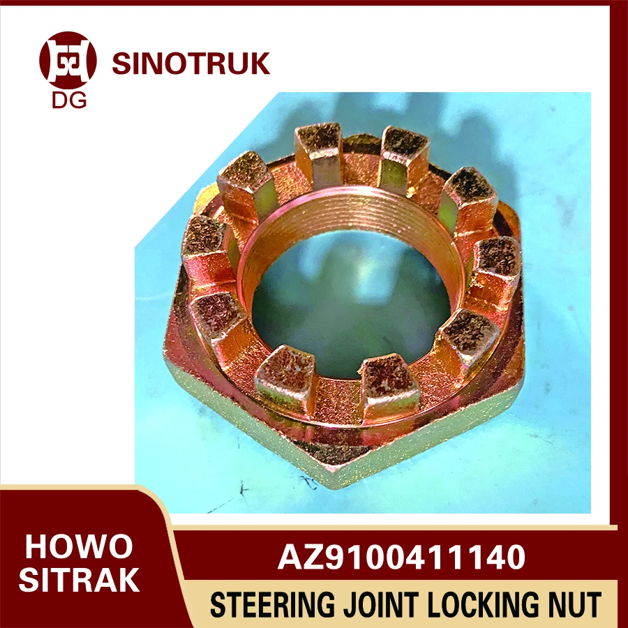 

Truck Knuckle Lock Nut Az9100411140 M16*1.5 Wheel Lug Nuts for Sinotruk HOWO