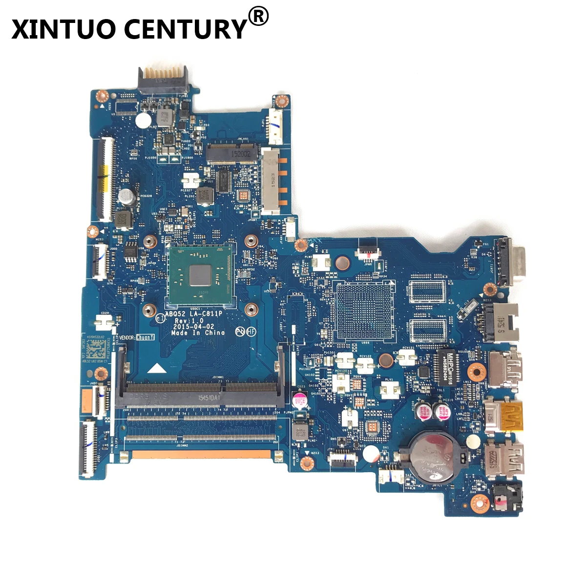 

ABQ52 LA-C811P motherboard for HP 15-AC laptop motherboard 815249-501 815249-001 815249-601 with SR29E N3700 CPU DDR3 100% Test