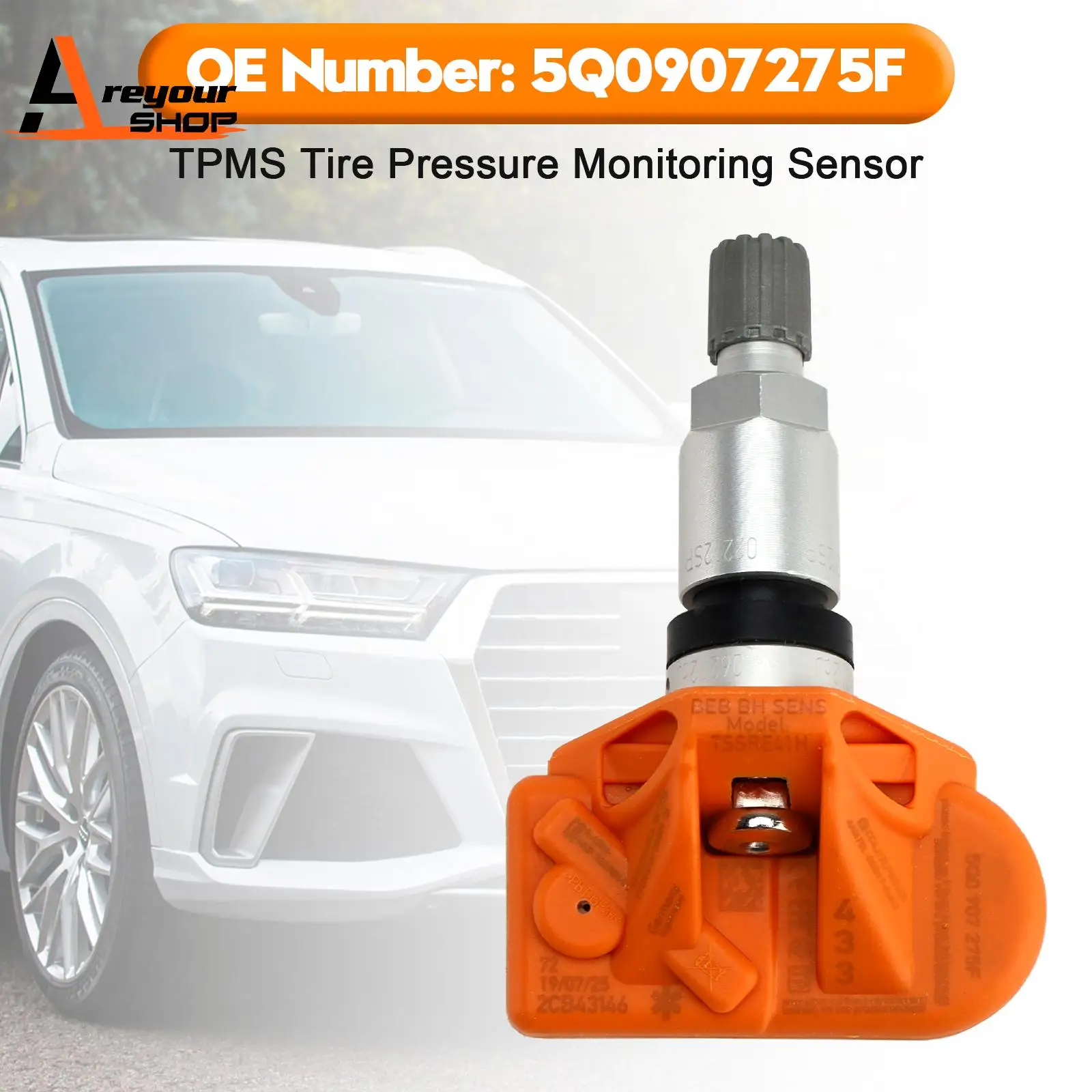 

Датчик контроля давления в шинах TPMS 5Q0907275F для Audi VW Porsche Skoda
