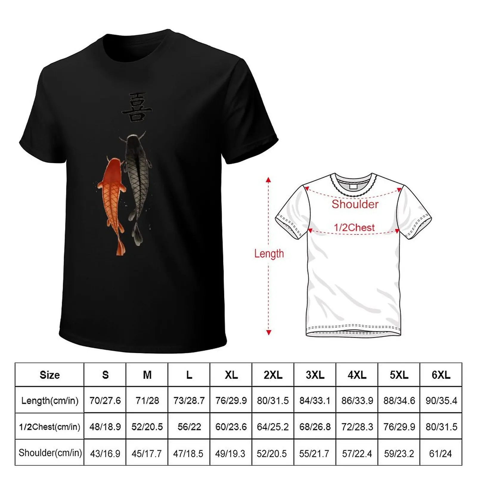 Goldfish T-Shirt Functional Casual Short Sleeve Tee