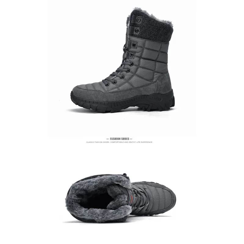 メンズ用冬用ブーツ 2025、ウィンタースポーツスタイル、厚くて暖かい、いいですか？
