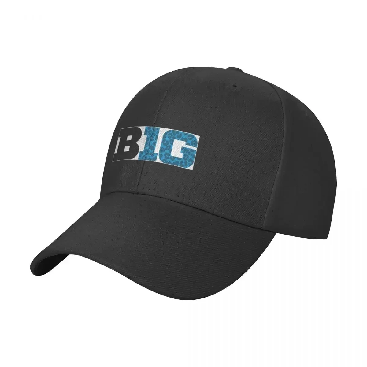 BIG TEN conference cheetah pattern blue and black Baseball Cap Luxury Man Hat New Hat Elegant Women's Hats Men's