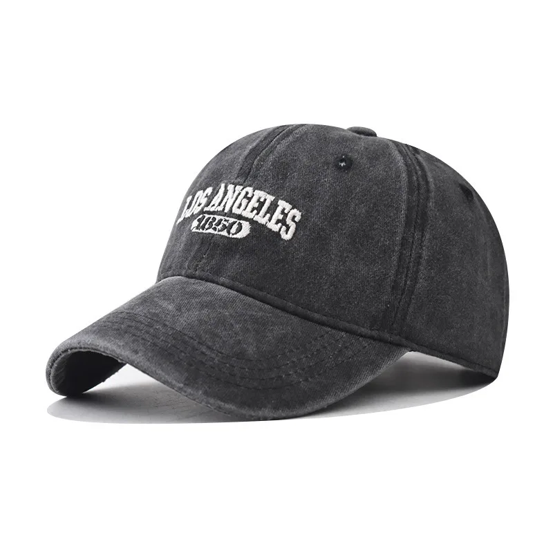 

Cotton Washed Vintage Los Angeles Embroidered Baseball Cap Snapback Hat For Men And Women Outdoor Dad Hat