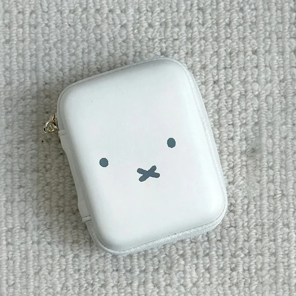 Süße Miffy Kawaii kleine Aufbewahrungstasche Cartoon Kaninchen Lippenstift Kosmetik Toilettenartikel Reise multifunktionale tragbare Aufbewahrungsbox Geschenk – Detail 1