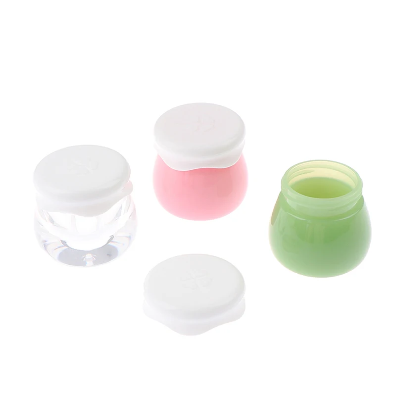 10G Plastic Cosmetic Empty Jar Pots Makeup Cream Lip Balm Refillable Container