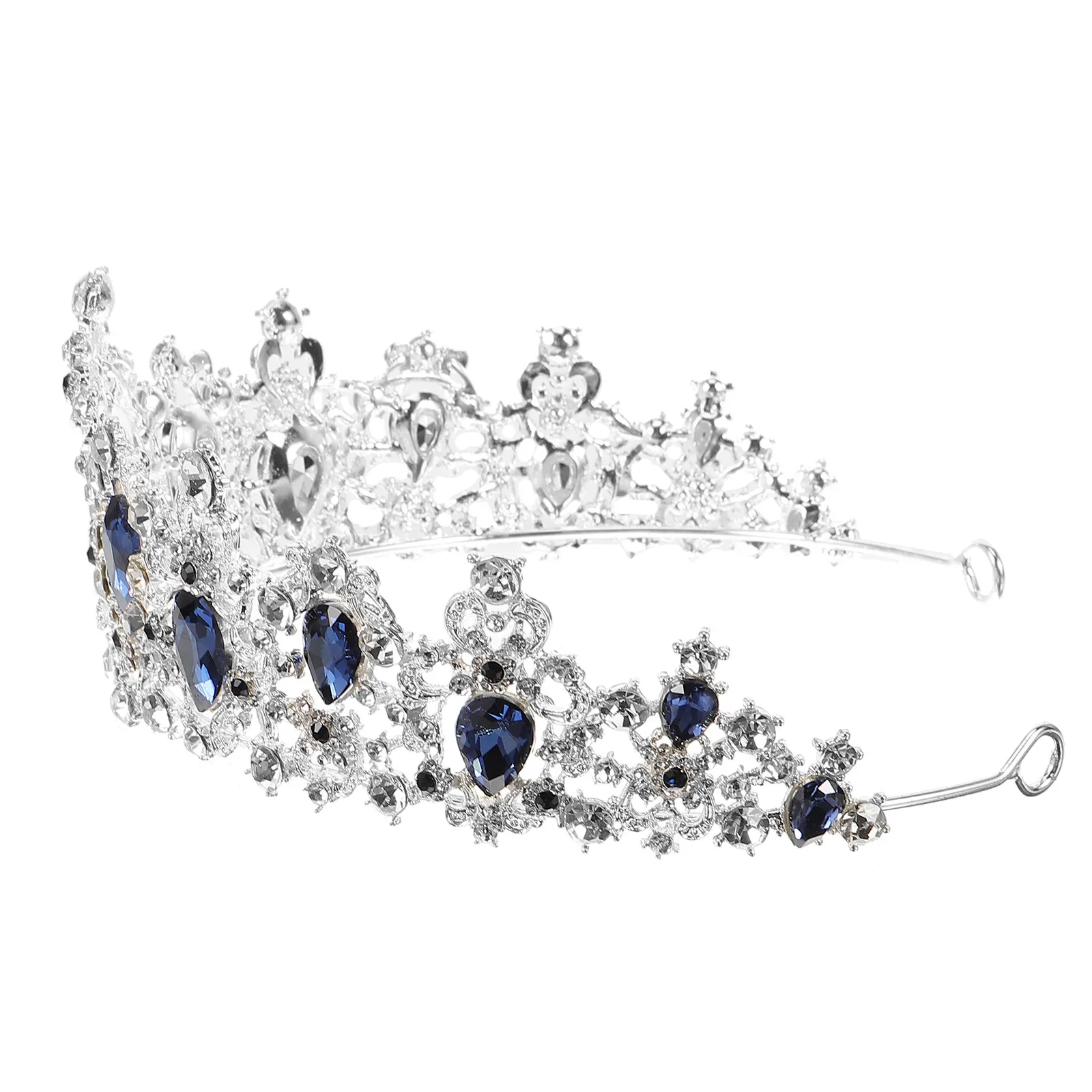 

Элегантная корона для невесты в стиле барокко, ретро-свадебный головной убор, шикарные аксессуары для волос для женщин, винтажная заколка для волос для свадьбы, выпускного или вечеринки