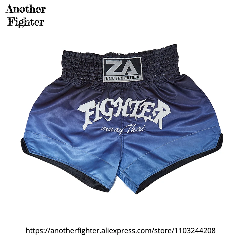 

Брюки для тайского бокса, градиентные боксерские шорты для мужчин и женщин, детские дышащие шорты для кикбоксинга, спортивная клетка, ММА, спортивная тренировочная одежда