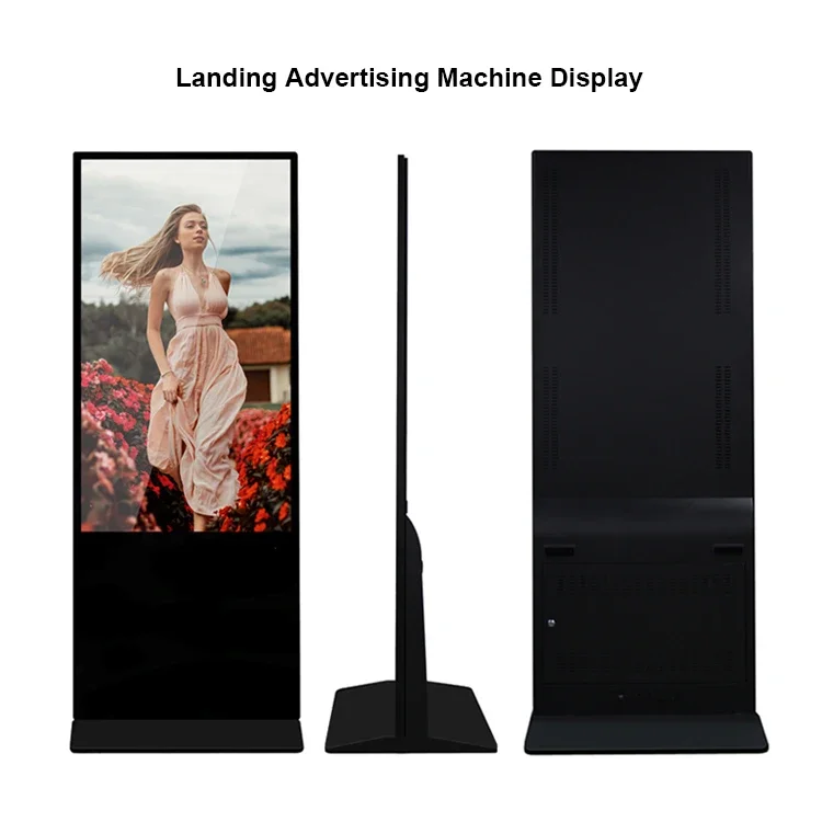 43 49 55 Inch Indoor Touch Screen Kiosk 4k Information Display Media Advertising Player Vertical Lcd Digital Signage