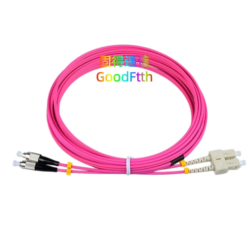 

Патч-корд SC-FC FC-SC OM4, дуплексный кабель-перемычка GoodFtth