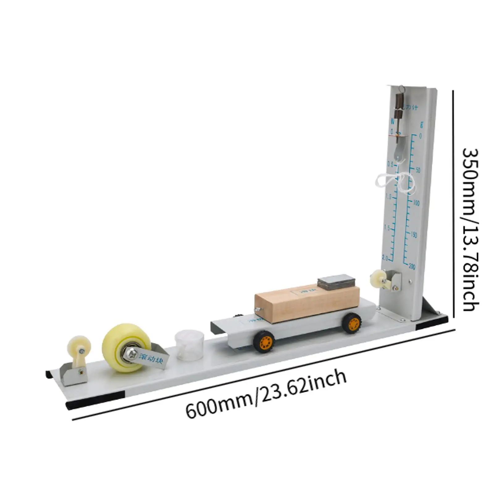 Friction Demonstrator Teaching Props Physics Education Kit DIY Experiment Educational Toy for Middle School Children