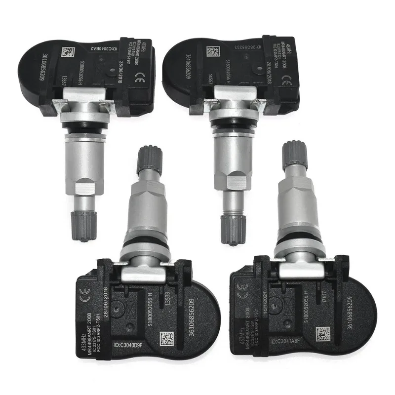 

4PCS 6855539 Car TPMS Sensor 433MHZ For BMW 1 2 3 4 F45 F30 F32 F34 Series i3 i8 X1 X2 X5 X6 F15 F16 Mini Countryman F54 F56 R56