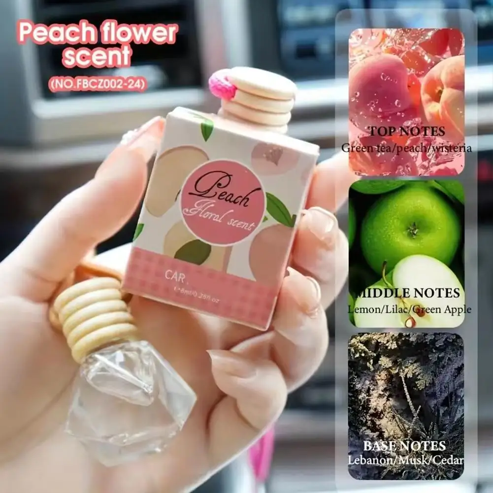

Natural Lasting Plant-based Car Lanyard Fragrance Car Aromatherapy Hanging Ornament Decor Pendant Diffuser Bottle Air Fresh R5O3
