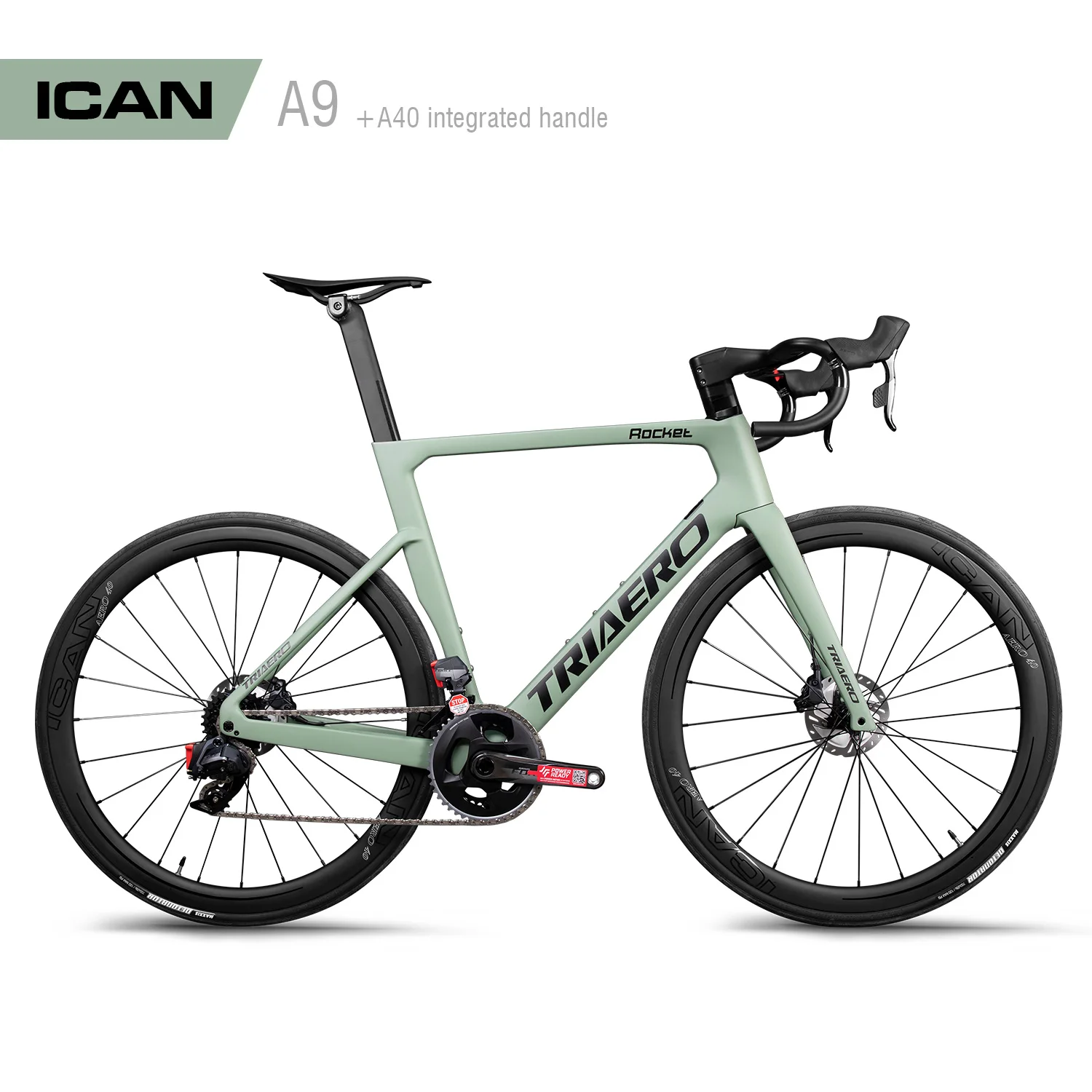自転車本体 ICAN Aero Road-bike w/ 105 11s Hydraulic ICAN AERO Carbon Road Bike 700C 12-Speed Disc Brake