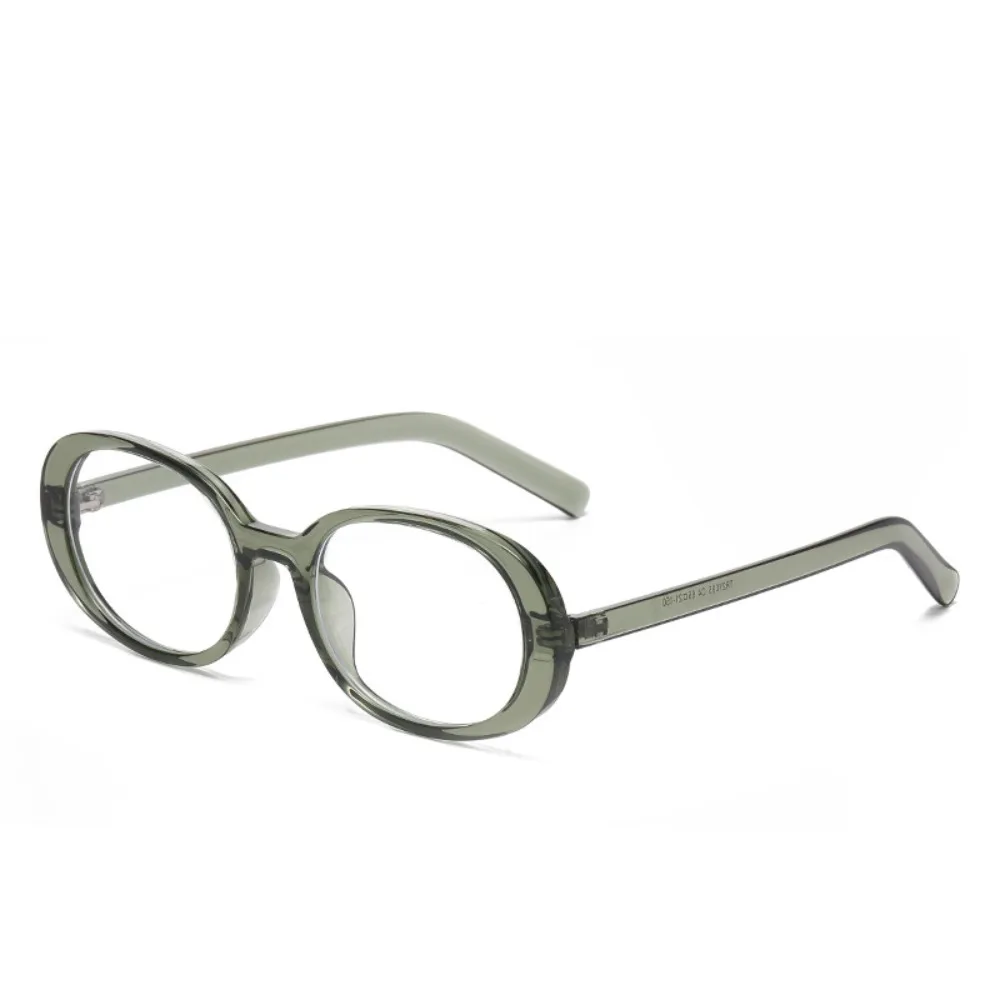 

Fashion TR90 Glasses Oval Shaped Anti Blue Light Eyeglasses Ultra Light Glasses Frame for Women Men