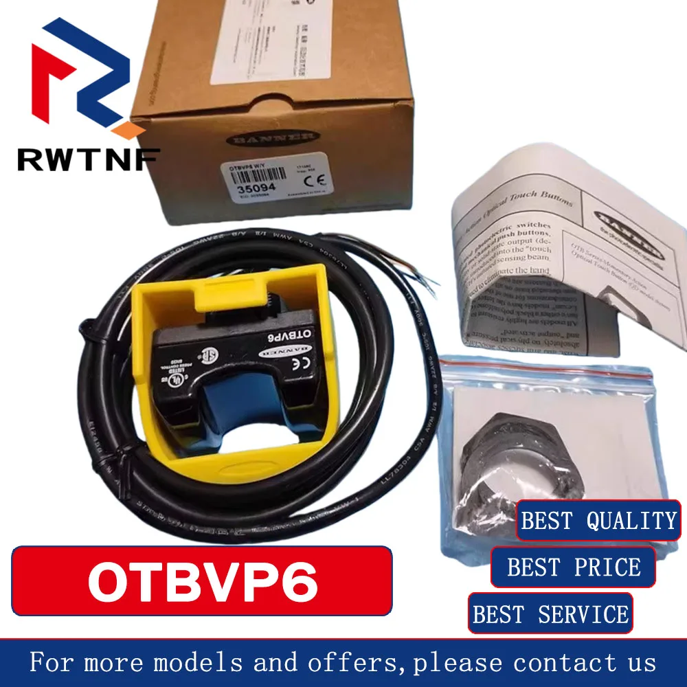 Brand New Genuine OTBVP6 35094 Banner Touch photoelectric sensor,100% original warehouse stock