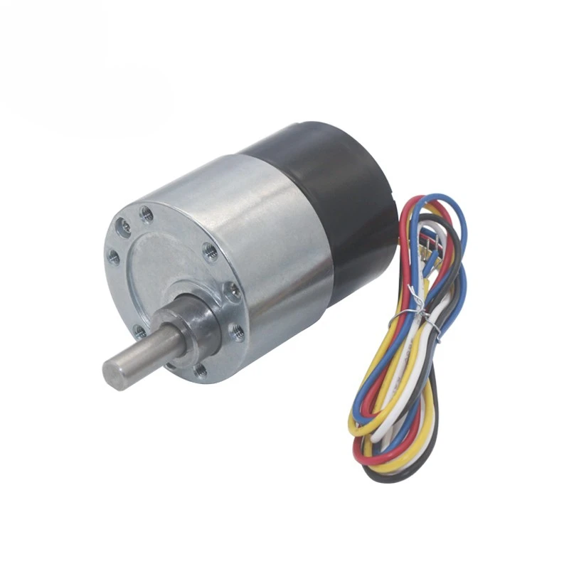 37mm Diameter Eccentric Shaft BLDC Geared Motor Silent Gear Motor CW/CCW PWM Speed Adjustable Small DC Brushless Gear Motors