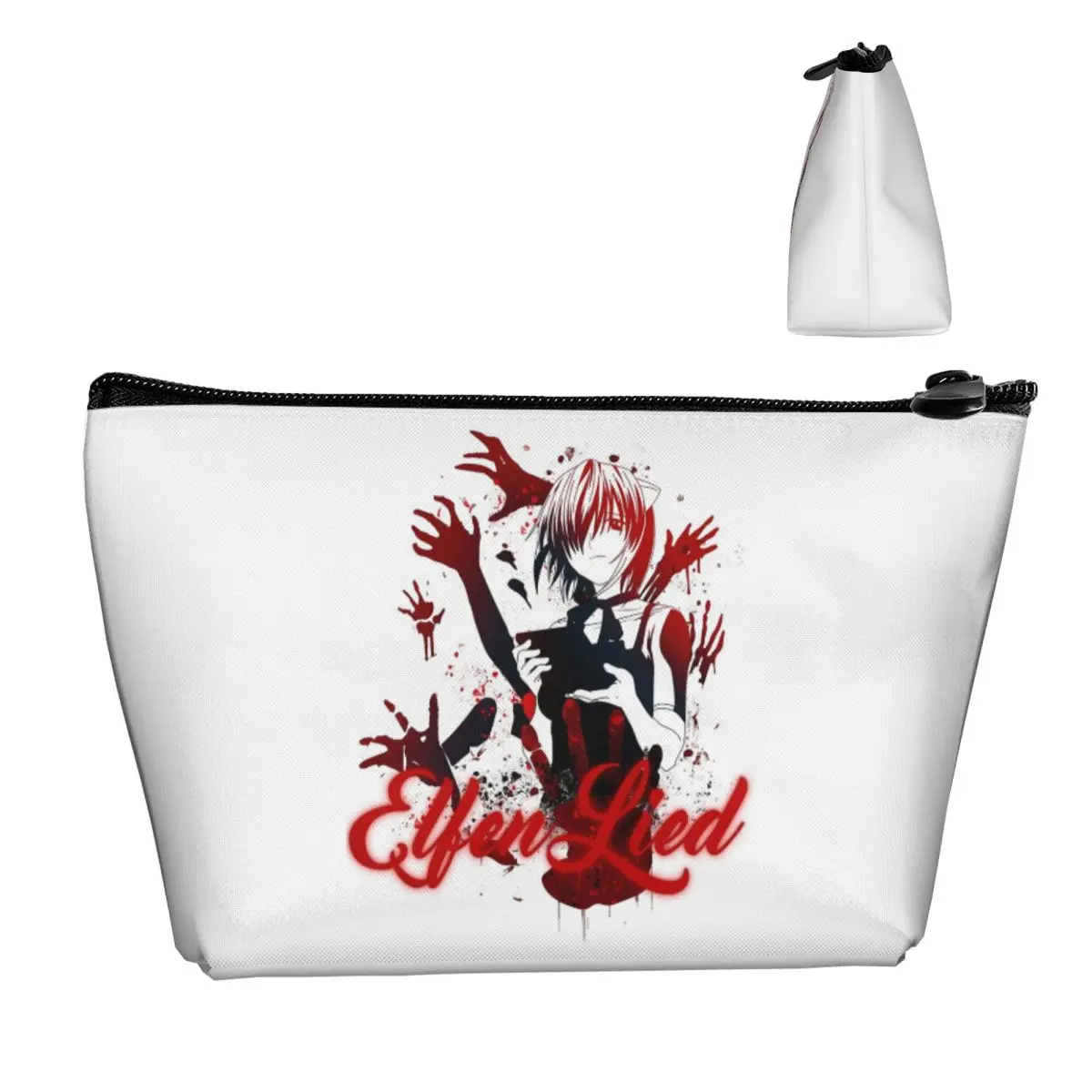 

Elfen Lied Travel Cosmetic Bag Makeup Bag Key Storage Bag Cosmetic Case Cosmetics Organizer For Women Ladies Gift