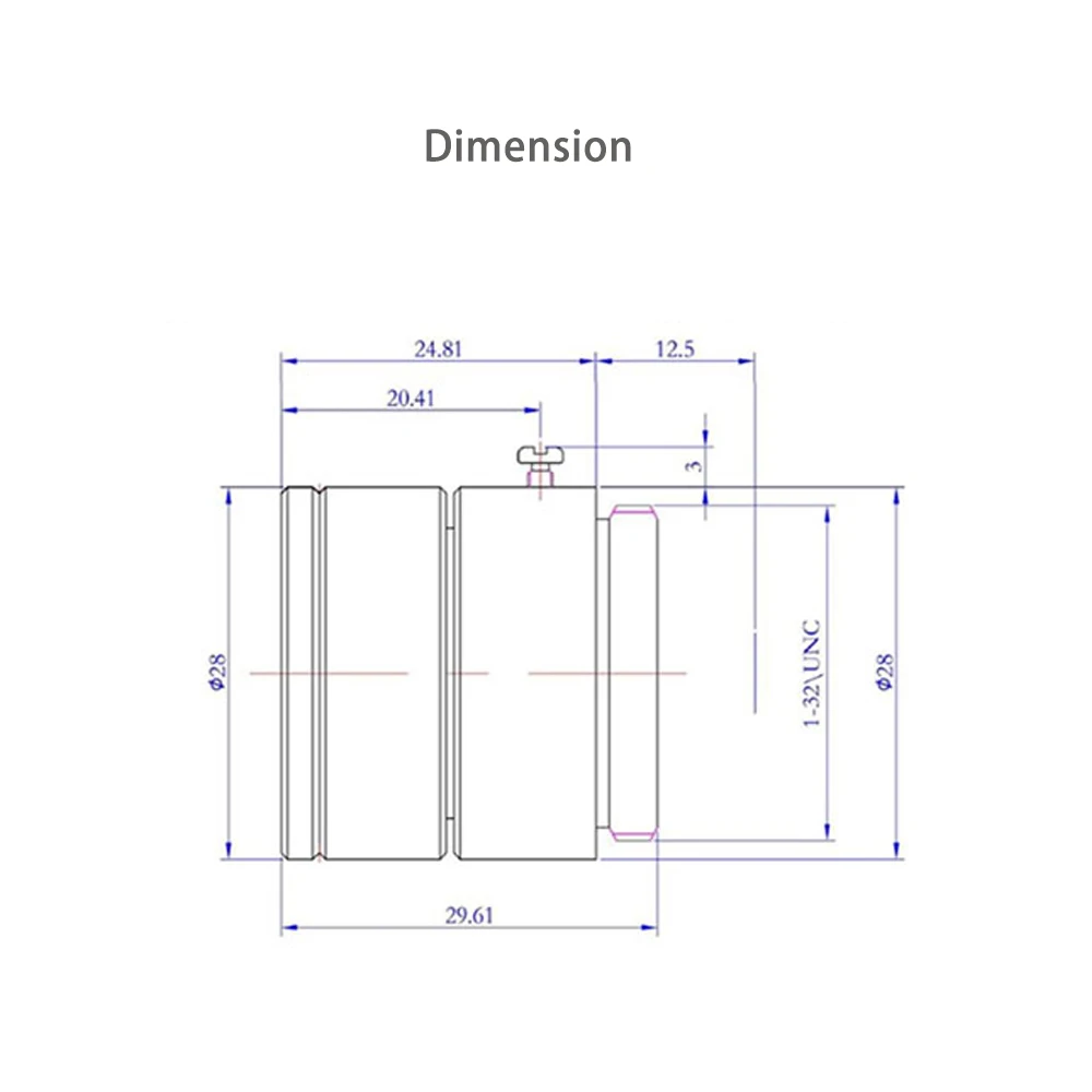 Witrue CS เลนส์กล้องวงจรปิด HD 3ล้านพิกเซล4มม.F1.4 1/2.5 "สำหรับ IP การเฝ้าระวังการรักษาความปลอดภัยกล้อง