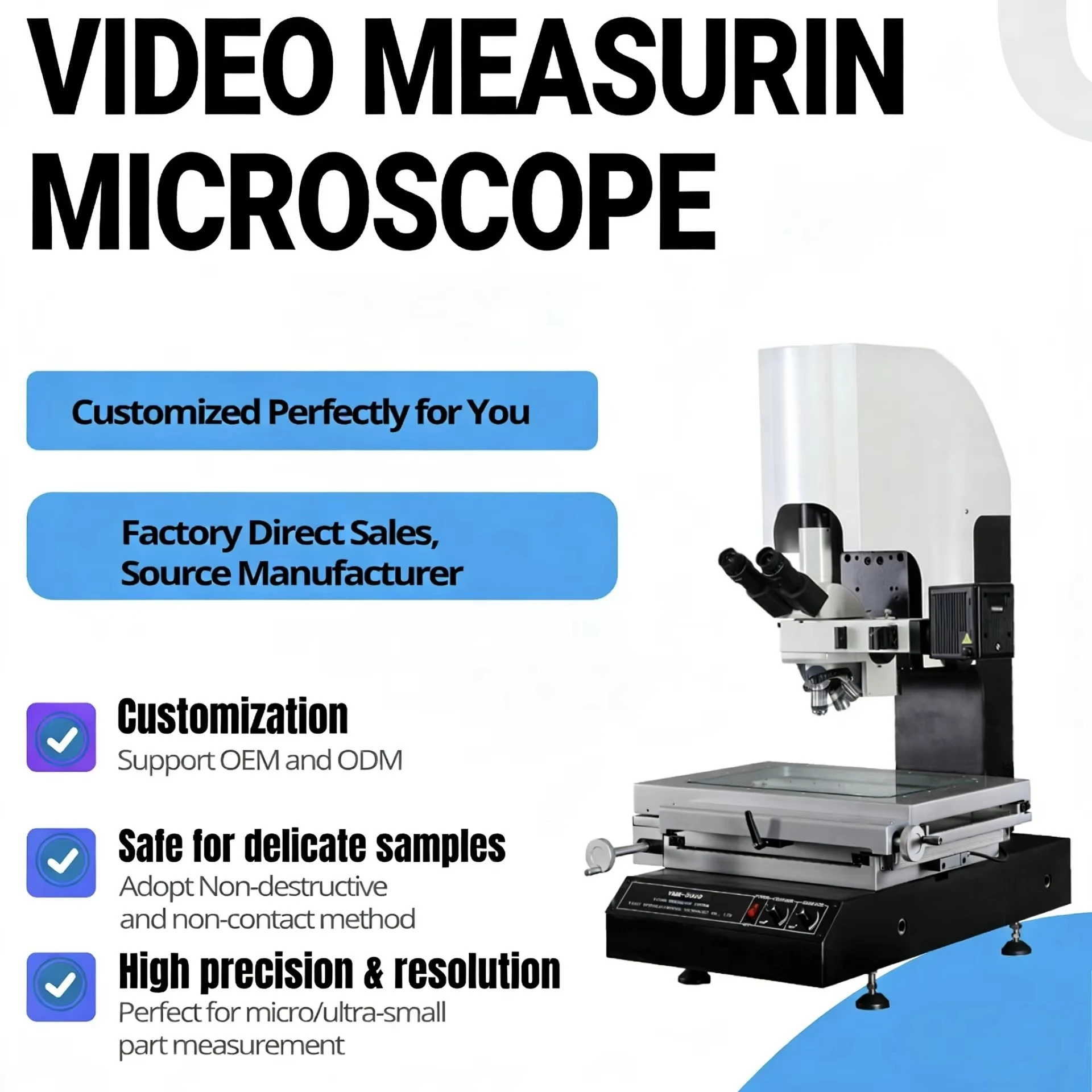 Precision Electron Microscope for Laboratory Testing