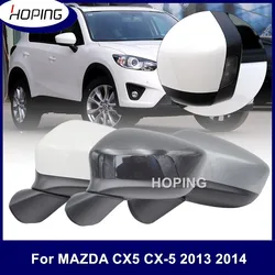 Hoping Rearview Mirror Assy For MAZDA CX-5 2013 2014 Side Mirror With Auto Folding Heated Mirror Lamp 8PINS For CX5