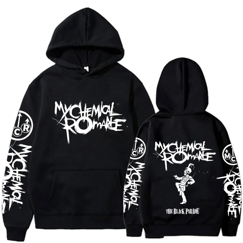 Rock Band My Chemical Romance Mcr Dead Hoodie Men's Black Parade Punk Emo Sweatshirt Fashion Vintage Hip Hop Hoodies Pullover